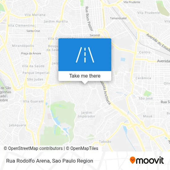 Rua Rodolfo Arena map