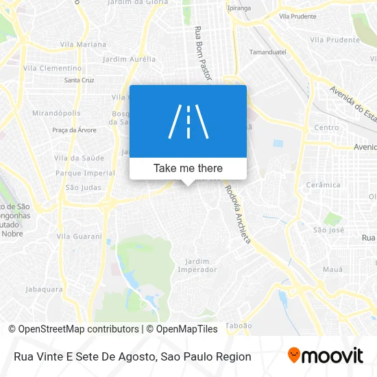 Rua Vinte E Sete De Agosto map