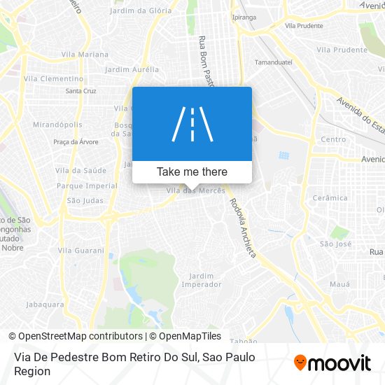 Mapa Via De Pedestre Bom Retiro Do Sul