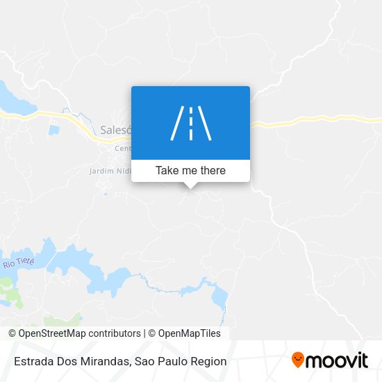 Estrada Dos Mirandas map