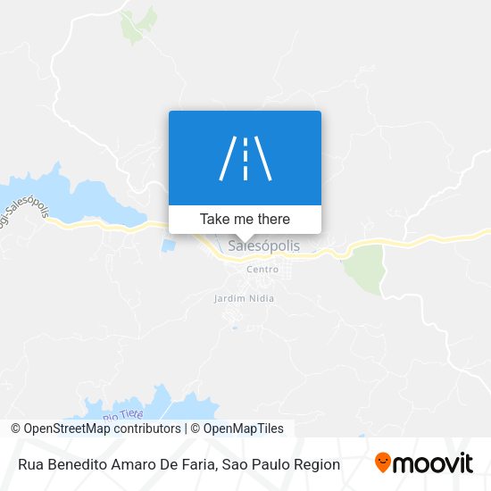 Rua Benedito Amaro De Faria map