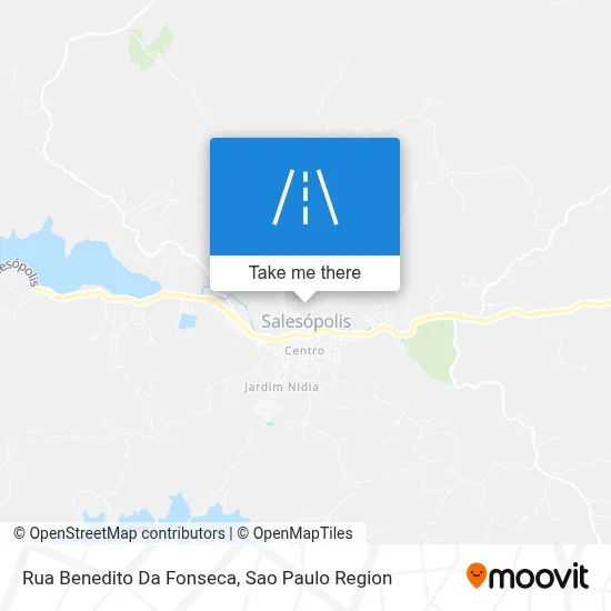 Rua Benedito Da Fonseca map