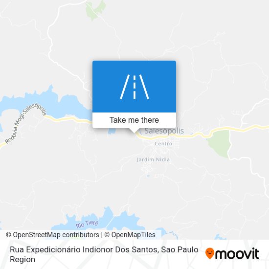 Rua Expedicionário Indionor Dos Santos map