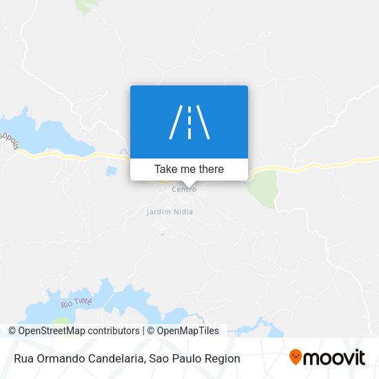 Rua Ormando Candelaria map