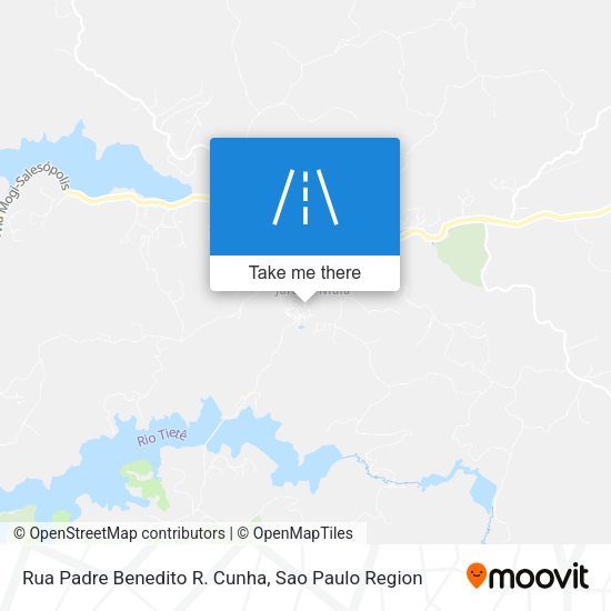 Rua Padre Benedito R. Cunha map