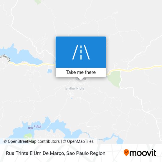 Rua Trinta E Um De Março map