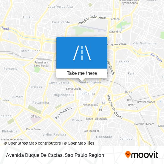 Mapa Avenida Duque De Caxias