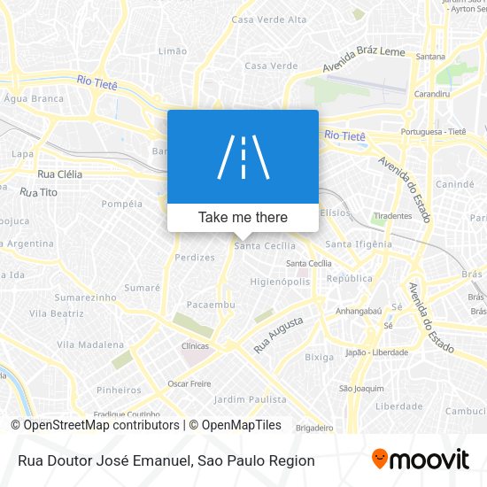 Rua Doutor José Emanuel map