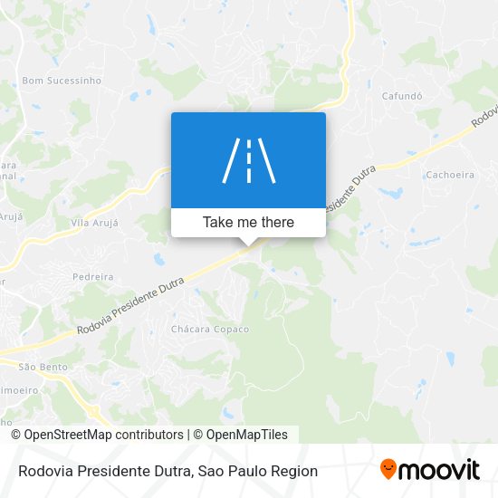 Rodovia Presidente Dutra map