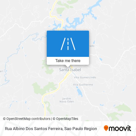 Rua Albino Dos Santos Ferreira map