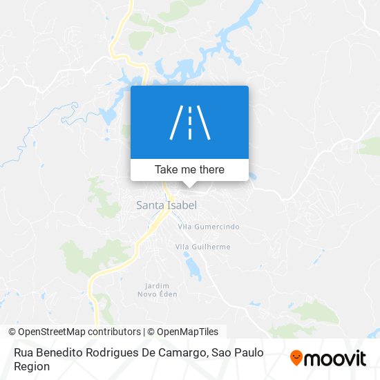 Rua Benedito Rodrigues De Camargo map