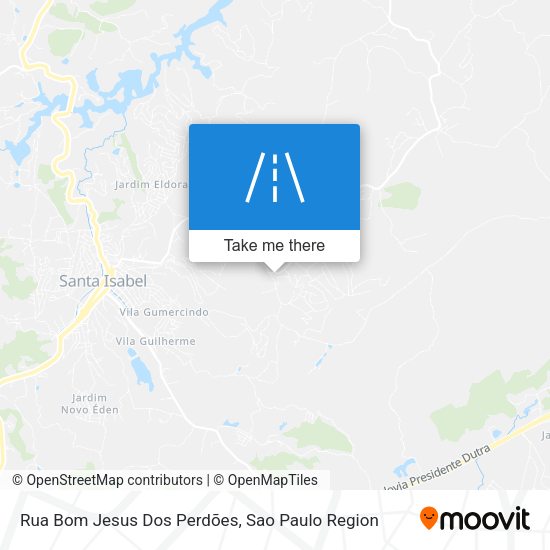 Rua Bom Jesus Dos Perdões map