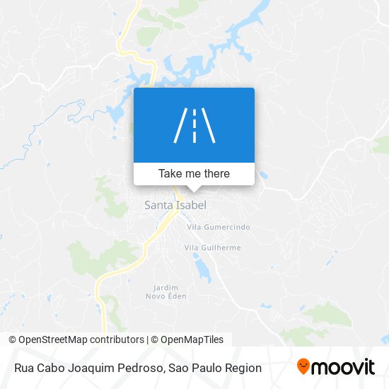 Mapa Rua Cabo Joaquim Pedroso