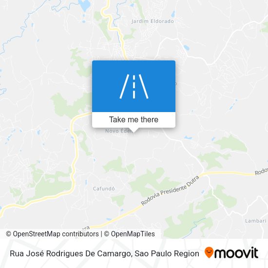 Rua José Rodrigues De Camargo map