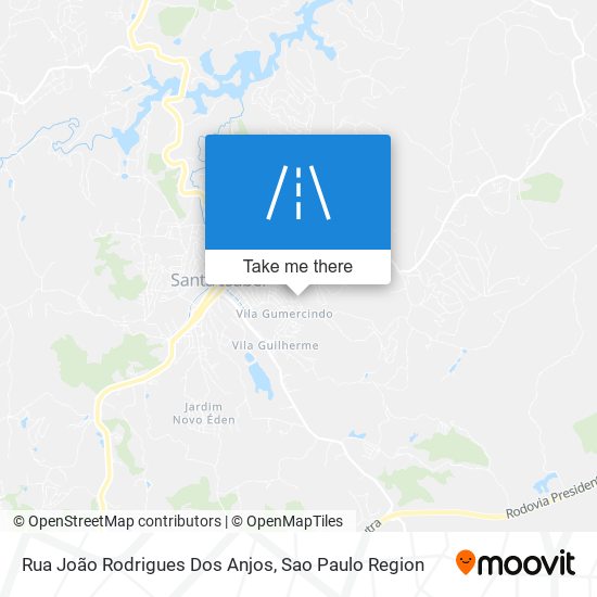 Mapa Rua João Rodrigues Dos Anjos