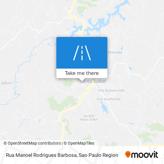 Mapa Rua Manoel Rodrigues Barbosa