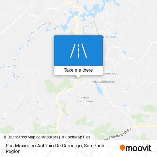 Rua Maximino Antônio De Camargo map