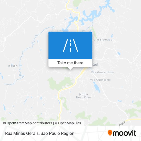 Mapa Rua Minas Gerais