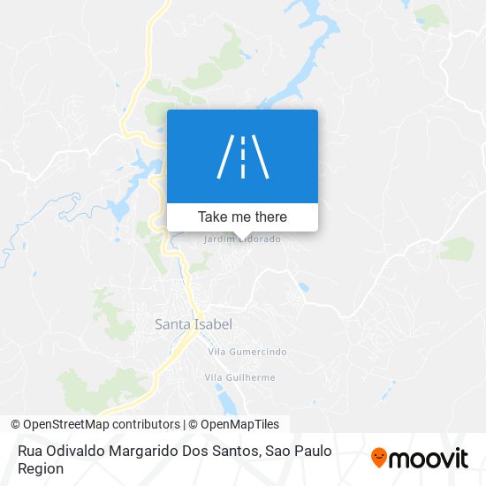 Mapa Rua Odivaldo Margarido Dos Santos