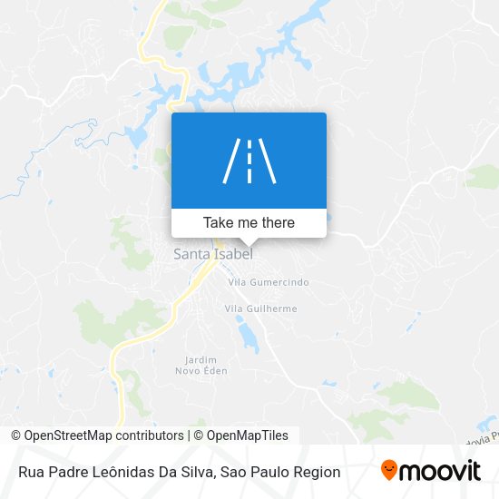 Rua Padre Leônidas Da Silva map