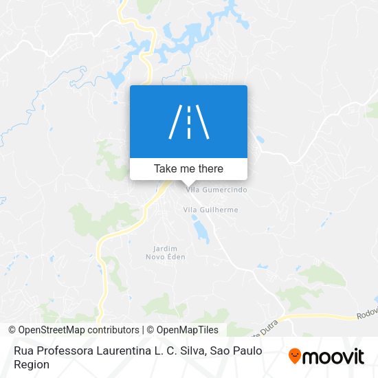 Rua Professora Laurentina L. C. Silva map