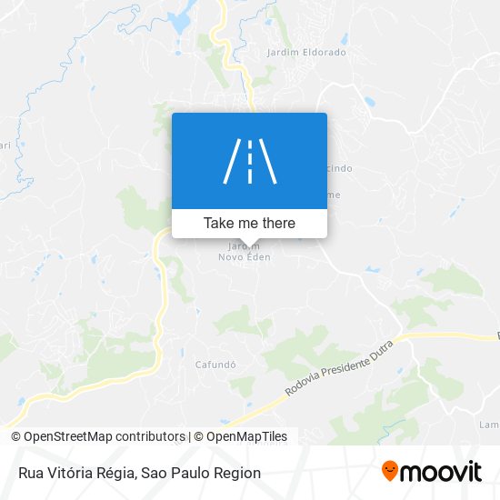 Mapa Rua Vitória Régia