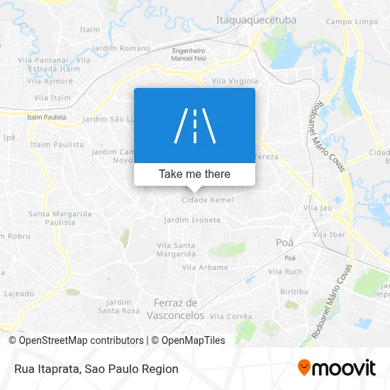 Rua Itaprata map