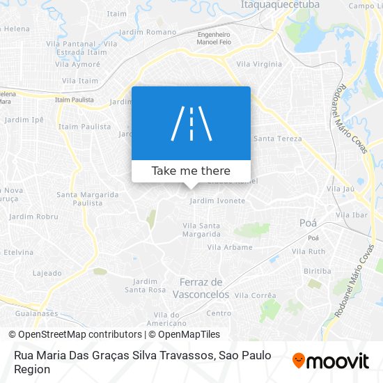 Rua Maria Das Graças Silva Travassos map