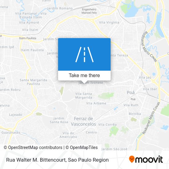 Rua Walter M. Bittencourt map