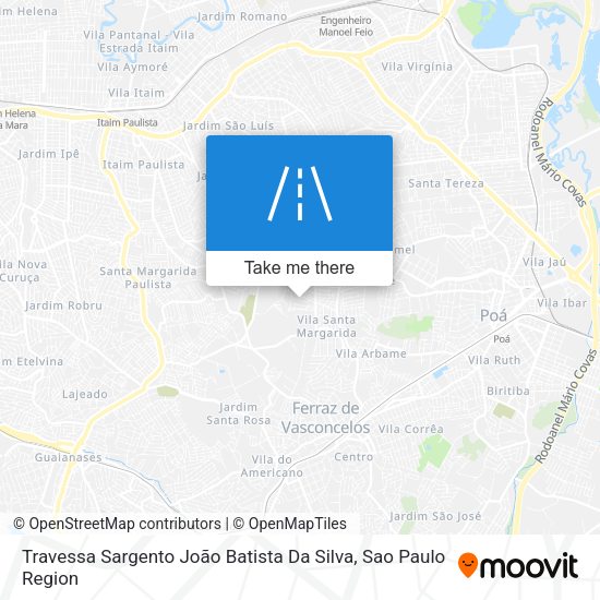 Travessa Sargento João Batista Da Silva map