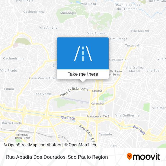 Rua Abadia Dos Dourados map