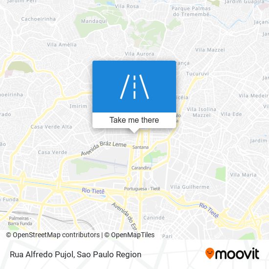 Rua Alfredo Pujol map