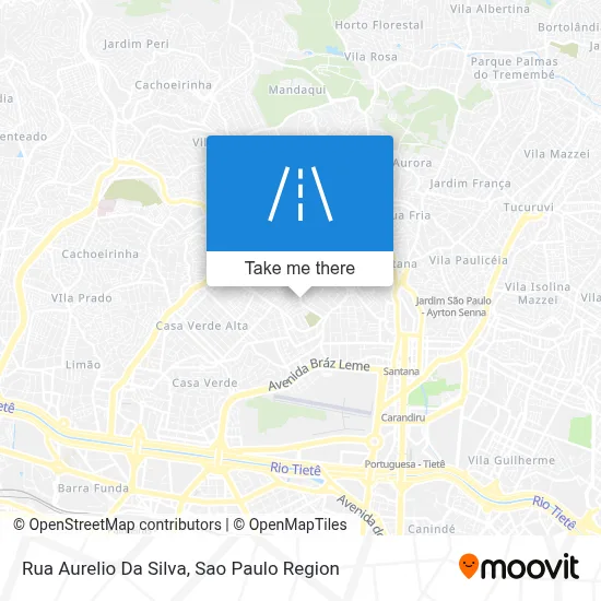 Rua Aurelio Da Silva map