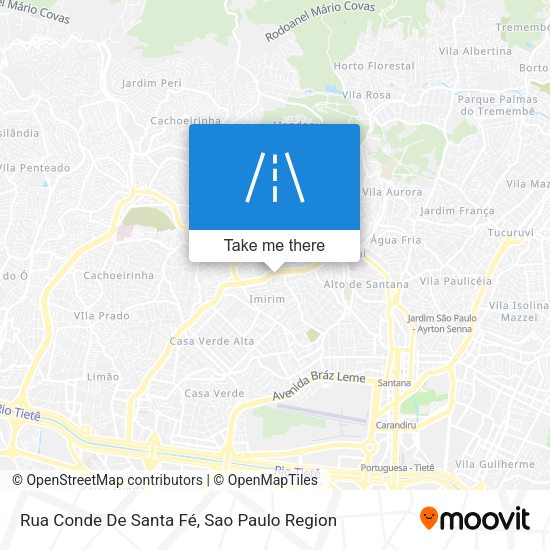 Rua Conde De Santa Fé map