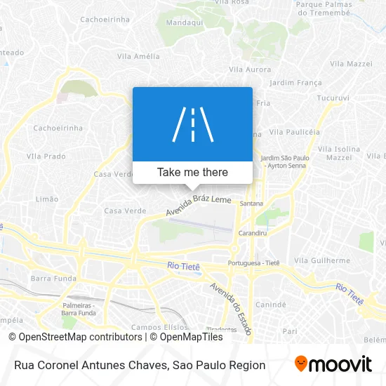 Rua Coronel Antunes Chaves map