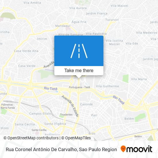 Rua Coronel Antônio De Carvalho map