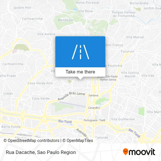 Rua Dacache map