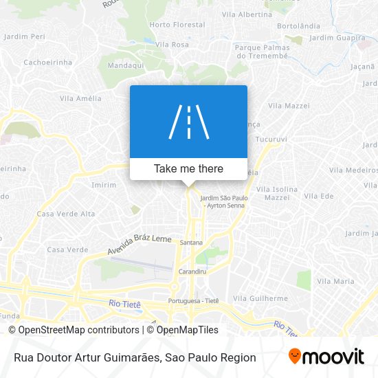 Rua Doutor Artur Guimarães map