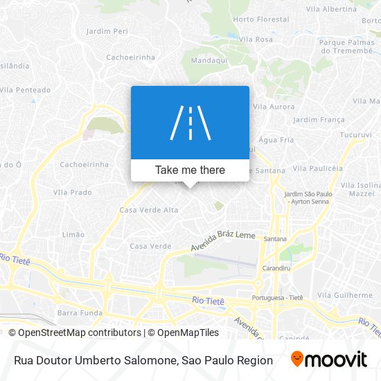 Rua Doutor Umberto Salomone map