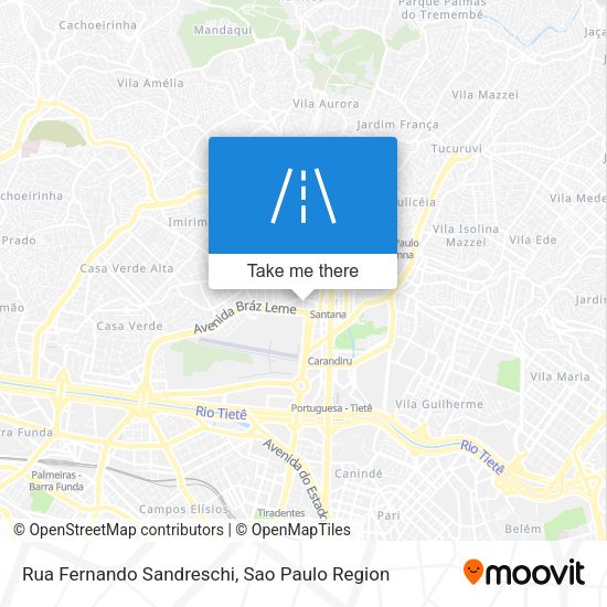 Rua Fernando Sandreschi map