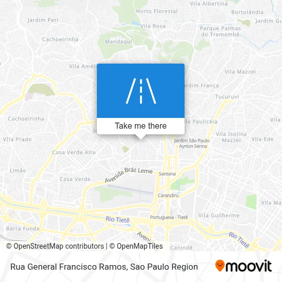 Rua General Francisco Ramos map