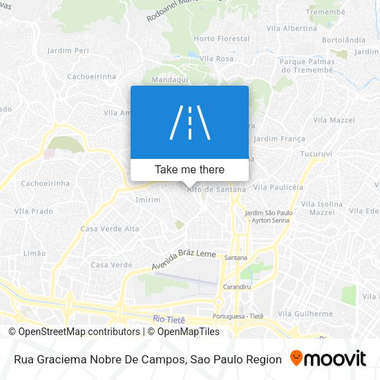 Rua Graciema Nobre De Campos map