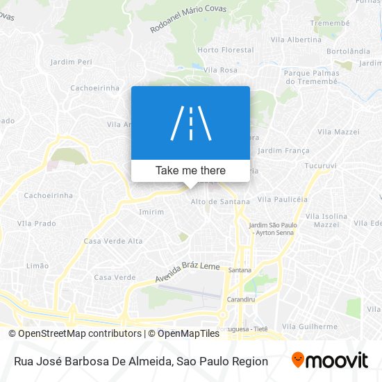 Rua José Barbosa De Almeida map