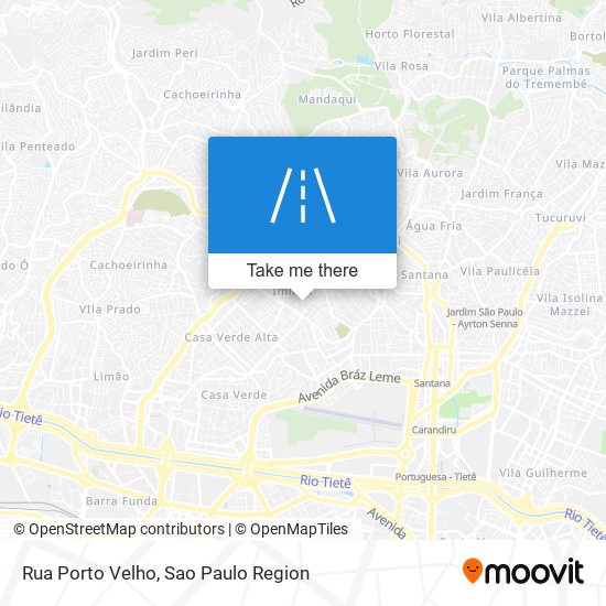 Rua Porto Velho map