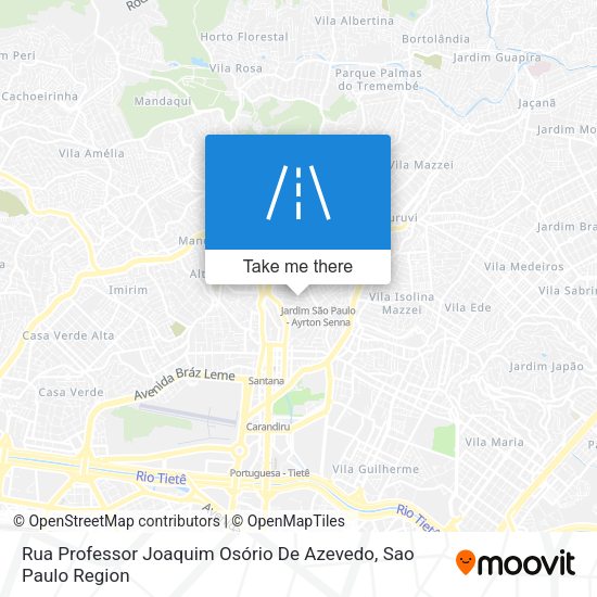 Rua Professor Joaquim Osório De Azevedo map