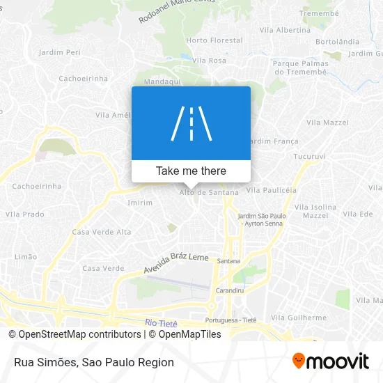 Rua Simões map