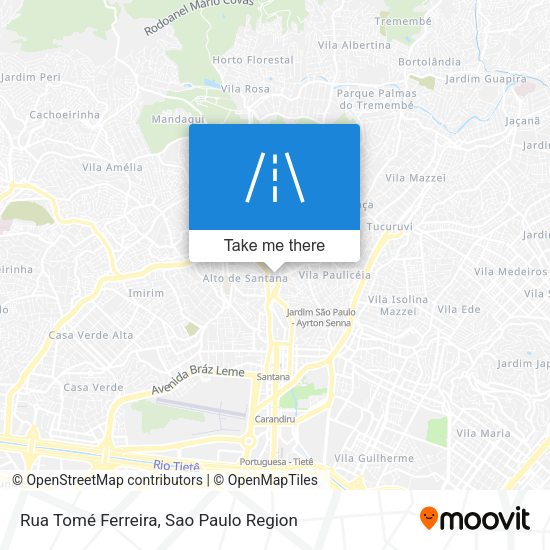 Rua Tomé Ferreira map