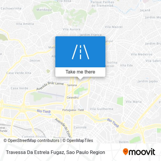 Travessa Da Estrela Fugaz map
