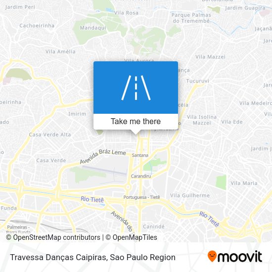 Travessa Danças Caipiras map