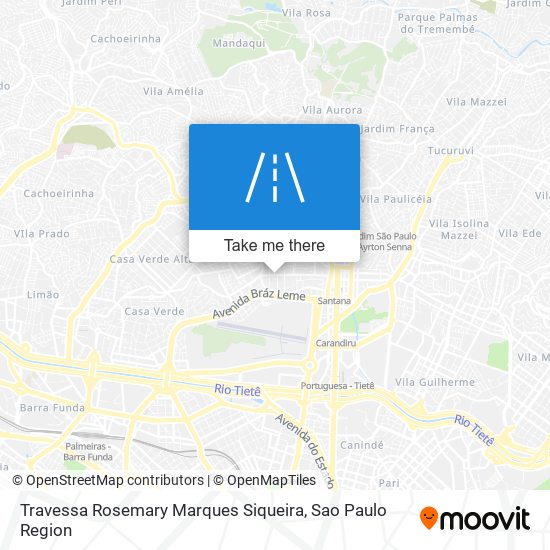 Mapa Travessa Rosemary Marques Siqueira